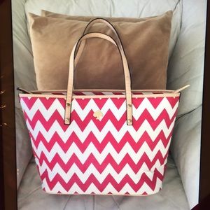 Kate Spade Chevron Tote